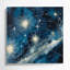 «Space Orion constellation», art mural sur toile grise-2001437627