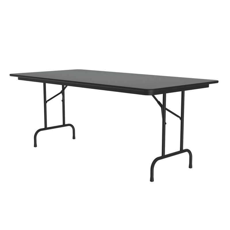 Table pliante rectangulaire 72'', Brun foncé / brun, H 29 po x L 96 po x l 36 po