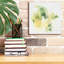 "Eper Graffiti" Emerald & Olive 1 "par June Erica Vess, art mural sur toile, 12 po x 12 po