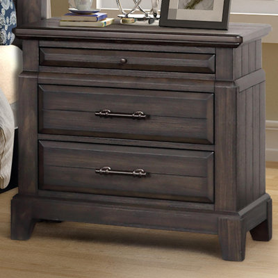 Queen Sleigh Bed with dresser mirror chest and nightstand -  Red Barrel Studio®, 821FCF4AB0DB4AB4AE5B775ACED80749