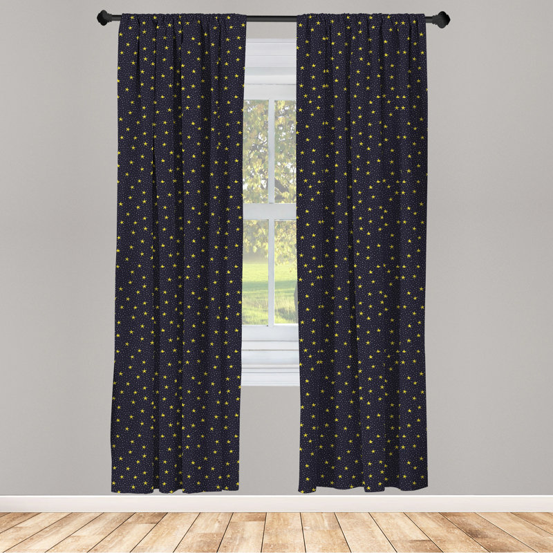 Panneaux de rideaux semi-transparents avec passe-tringle, 28 po x 63 po