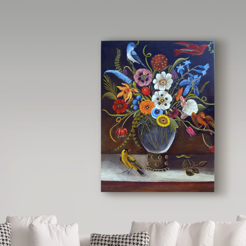 « be still life », reproduction de peinture à l’acrylique sur toile tendue, H 19 po x l 14 po x P 2 po