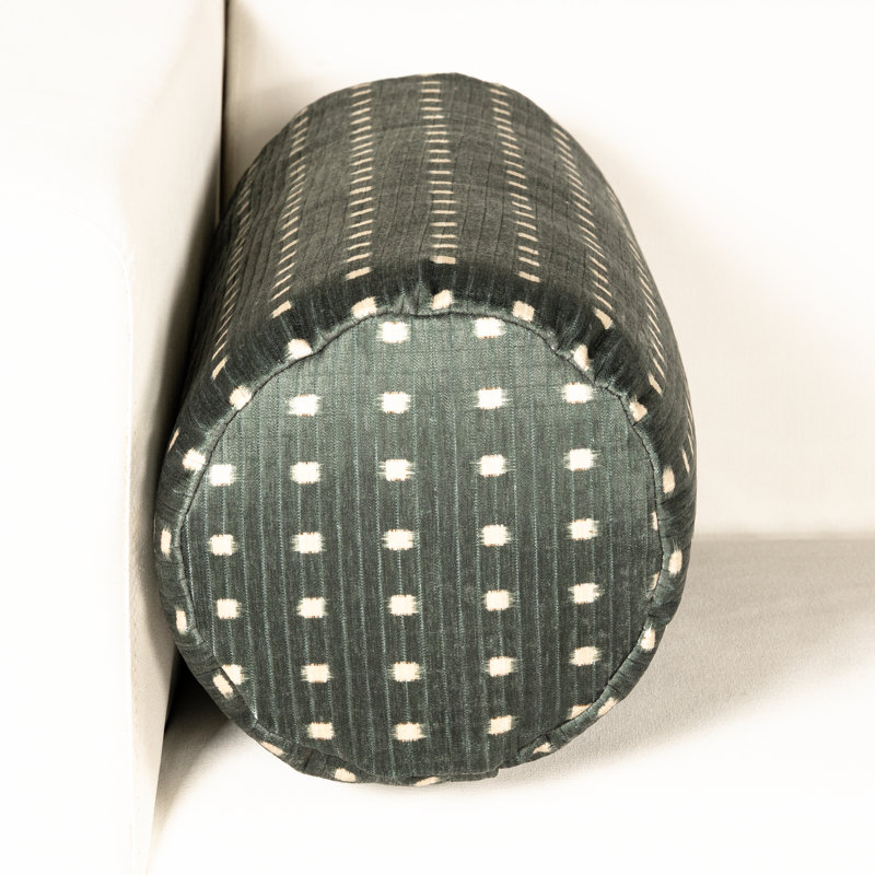 Coussin Miramar, polyester, Traversin H 8 po x l 21 po, Vert