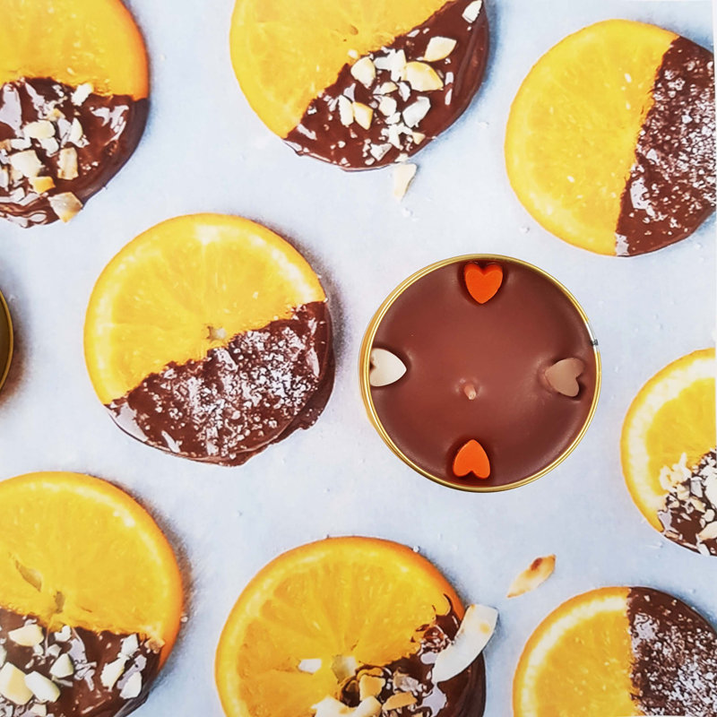 Chocolate Orange Scented Jar Candle
