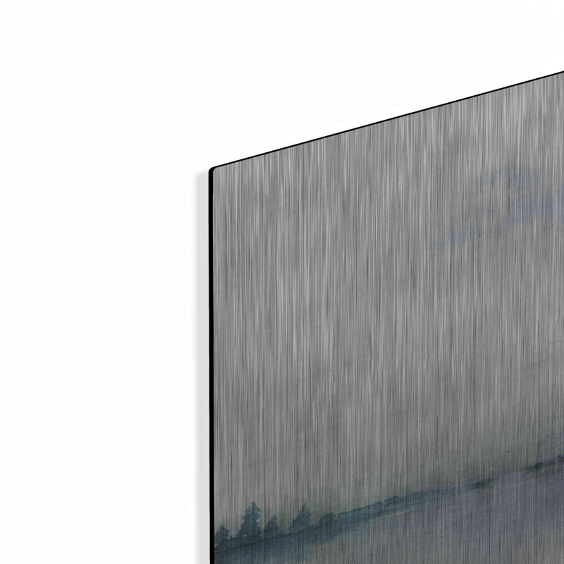 «Horizon Whisper I» par Grace Popp, art mural en métal, H 36 po x l 24 po
