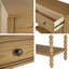 Commode d'appoint 2 tiroirs Naturel Voir ci-dessous