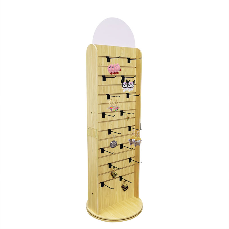 Support à plancher double en bois