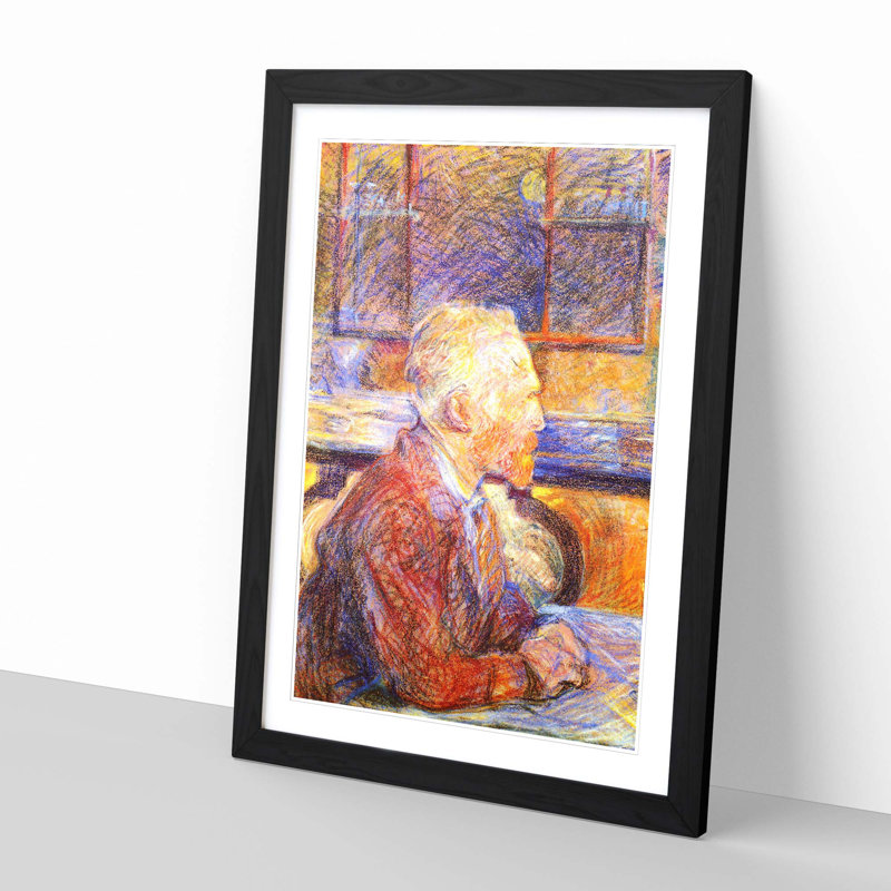 Henri De Toulouse-Lautrec - Single Picture Frame Painting, Black