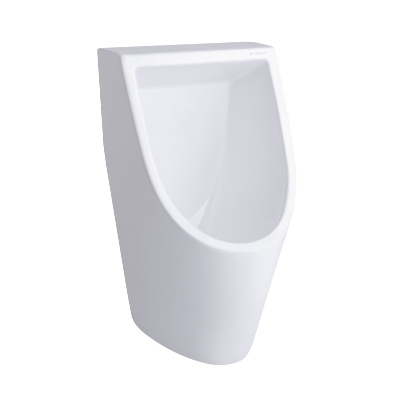 Voltaire White Vitreous China Waterless Urinal