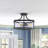 William Glass Semi Flush Mount-378404084