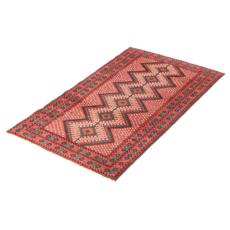 Tapis rouge Teimani 2 pi 11 po x 5 pi 3 po