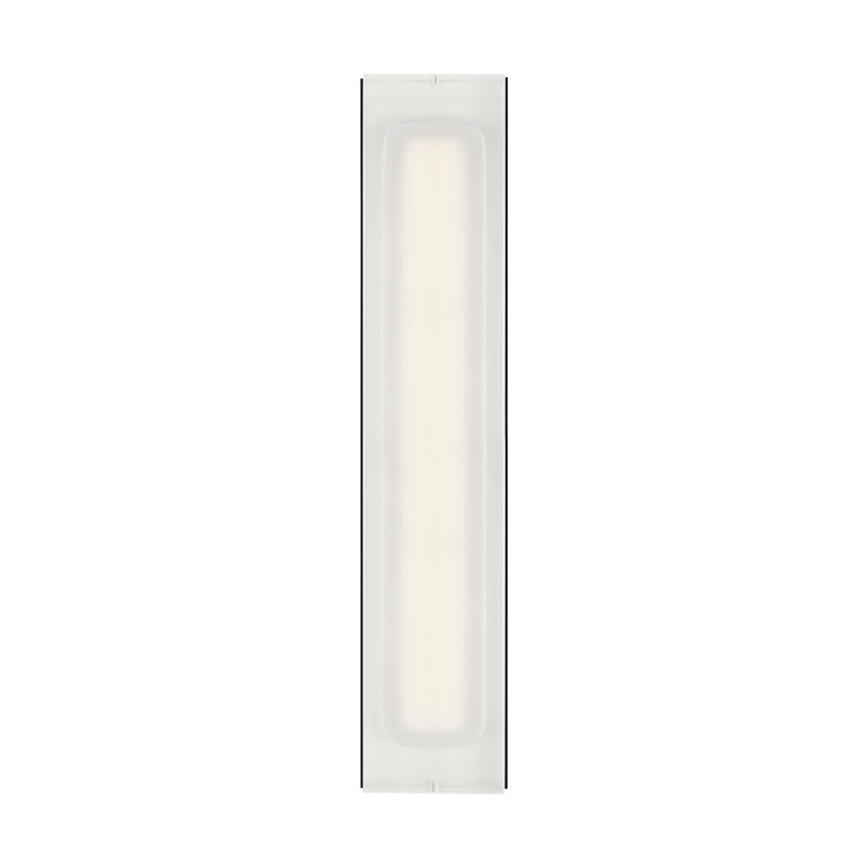 Milley 1 - Light LED Flush Mounted Sconce, Nightshade Black