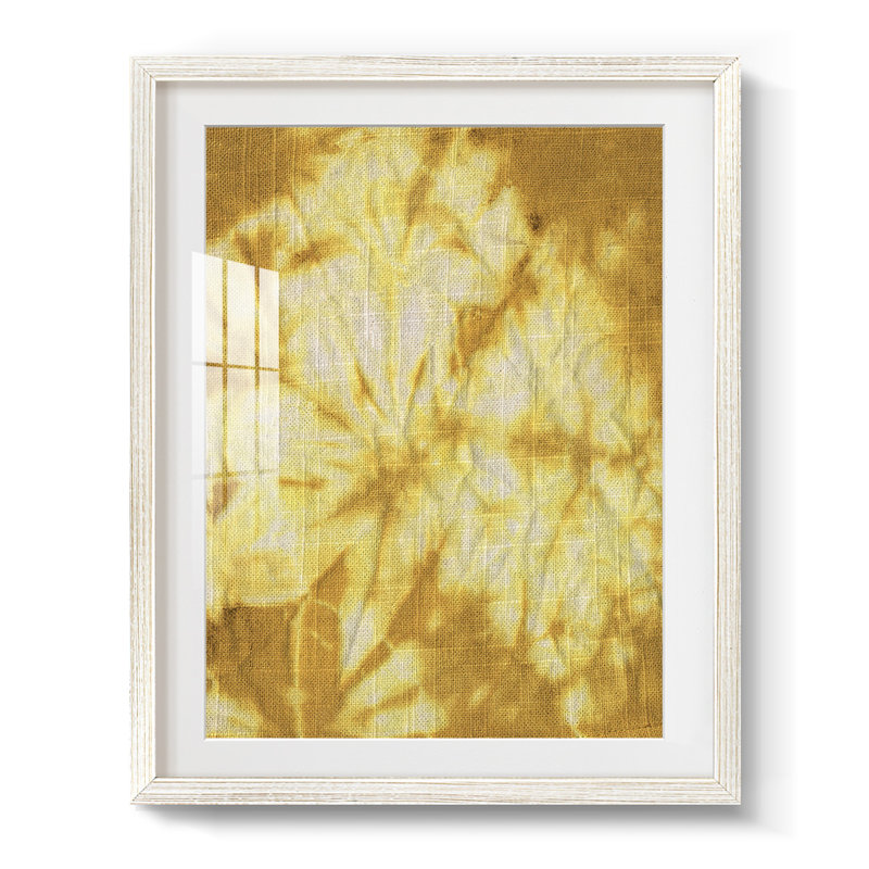 Turmeric Sunrise II - impression encadrée, H 28,5 po x l 20,5 po, Blanc