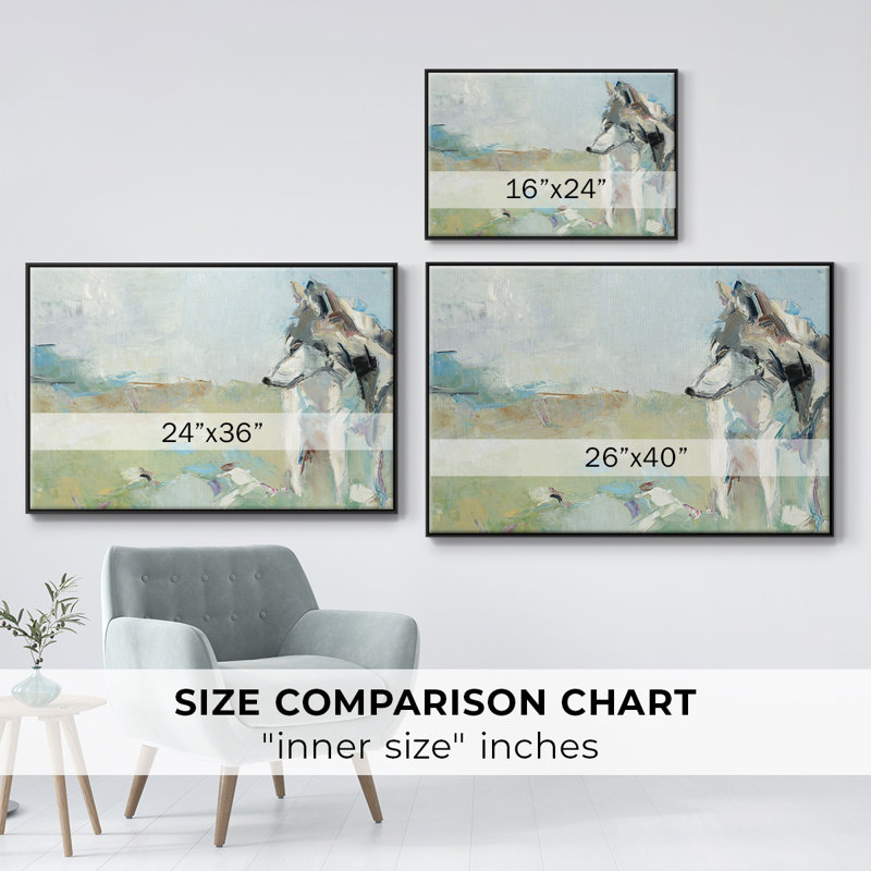 Impression sur toile encadrée, Toile avec cadre flottant noir, H 25 po x l 17 po x P 2 po