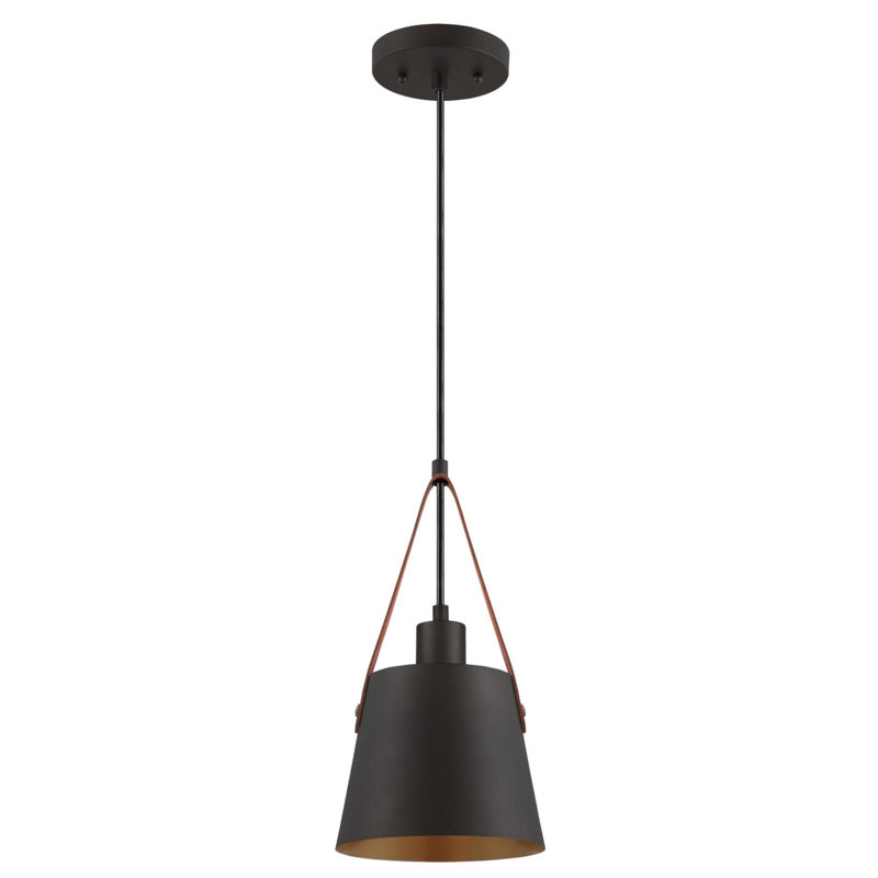 Luminaire suspendu unique à 1 lumière Empire