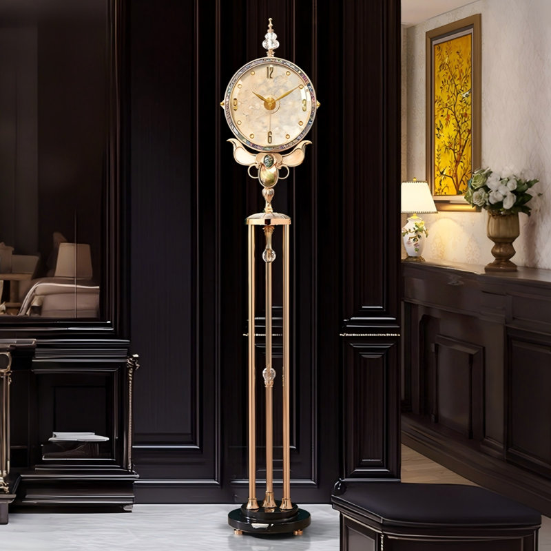 Horloge de luxe or