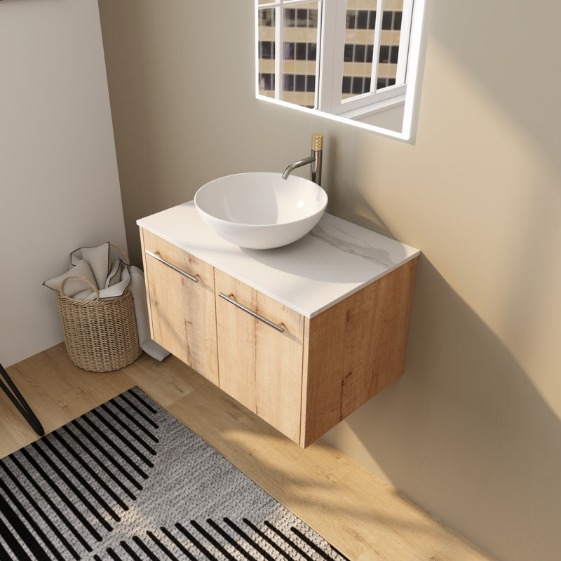 Ensemble de meuble-lavabo simple mural 24 po Treville