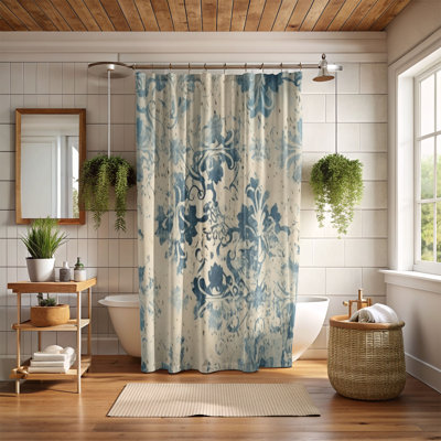 Old Tiles - Rideau de douche Premium