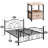 Auxter Steel Piece Bedroom Set-1458178314-1458178317
