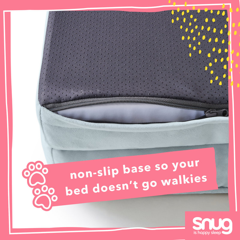 Snug Orthopaedic Pet Bed, Extra Large: 16.5cm H x 107cm W x 81cm D, Blue