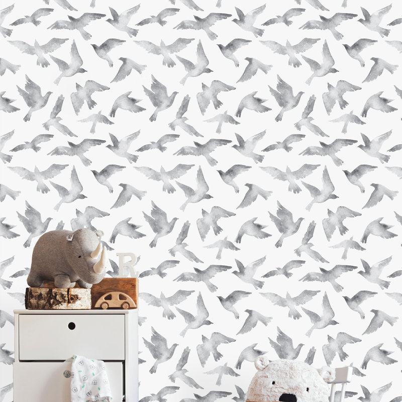 Rouleau de papier peint adhésif Ritenour, L 16,67 po x l 25 po