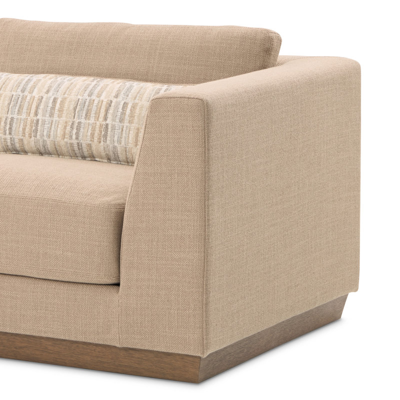 Portrait 5-Piece Sectional - Toffee/Sienna Brown