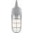 Hough 1-Light Indoor or Outdoor Silver Gray Aluminum Mini Pendant with Clear Glass Rounded Cylindrical Shade-837447689