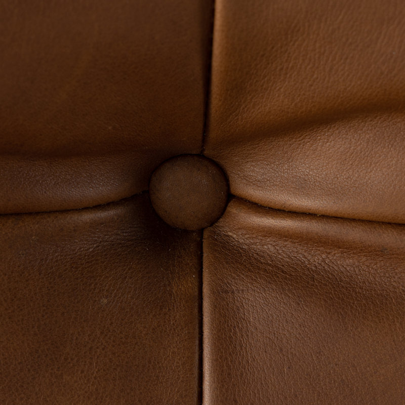 Kensington Armchair, Terra Brown Ash, Heirloom Sienna Genuine Leather