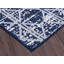 Tapis intérieur / extérieur bleu marine / gris clair Palacios-2037732767