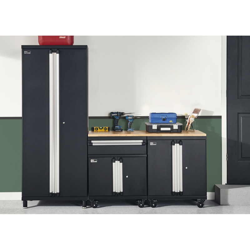 Ensemble d'armoire et d'établi 4 pièces ProGarage