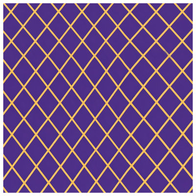 Édredon mauve à motif de losanges