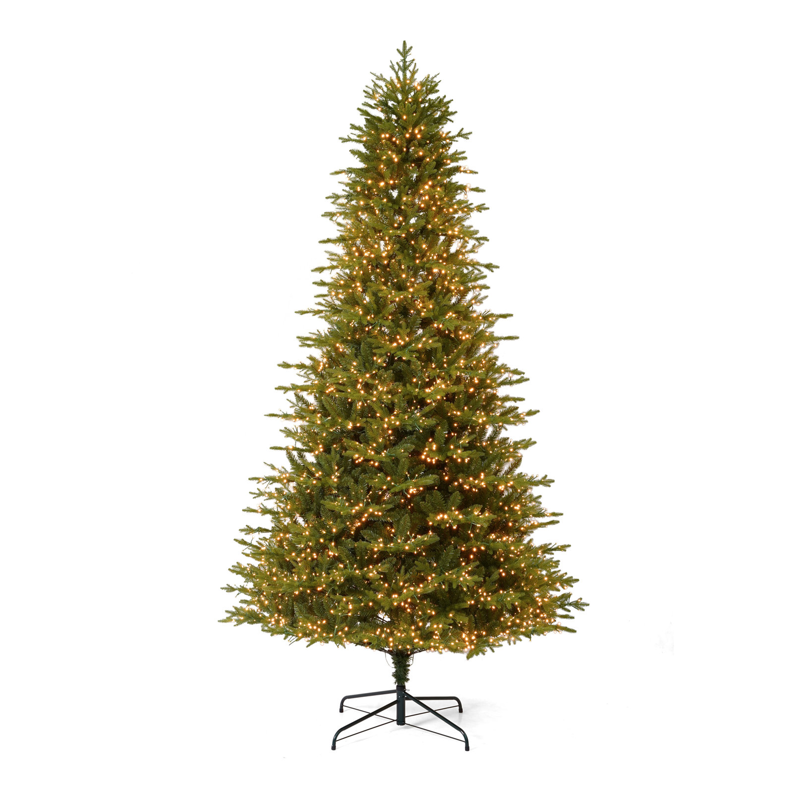 Dandan Lighted Artificial Christmas Tree - Includes a Tree Storage Bag and Remote Control, 10'
