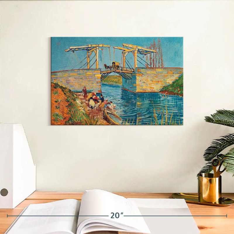 Lilie Bridge Of Arles, 8" H x 12" W