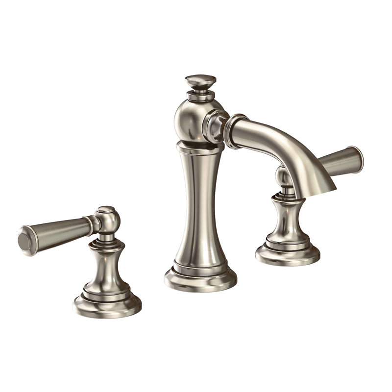 Sutton Widespread Bathroom Faucet with Drain Assembly, Antique Nickel