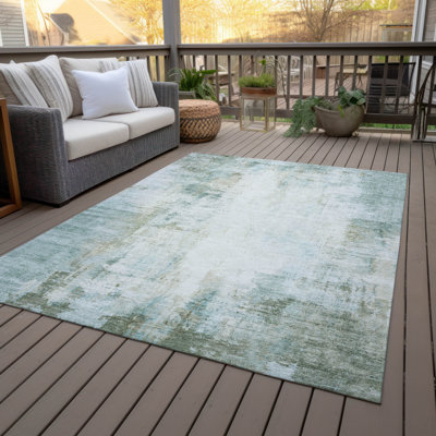 Tapis moderne lavable à la machine intérieur / extérieur Eva ACN2171