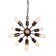 Horsforth 12 - Light Dimmable Sputnik Sphere Chandelier