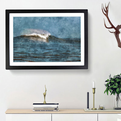 Wave Rising - Picture Frame Painting Print