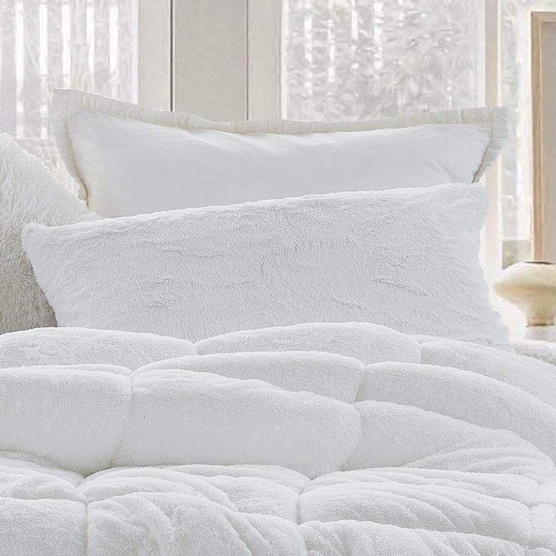 Coma Inducer Other Items Bare Plush Pillow Sham, White, King