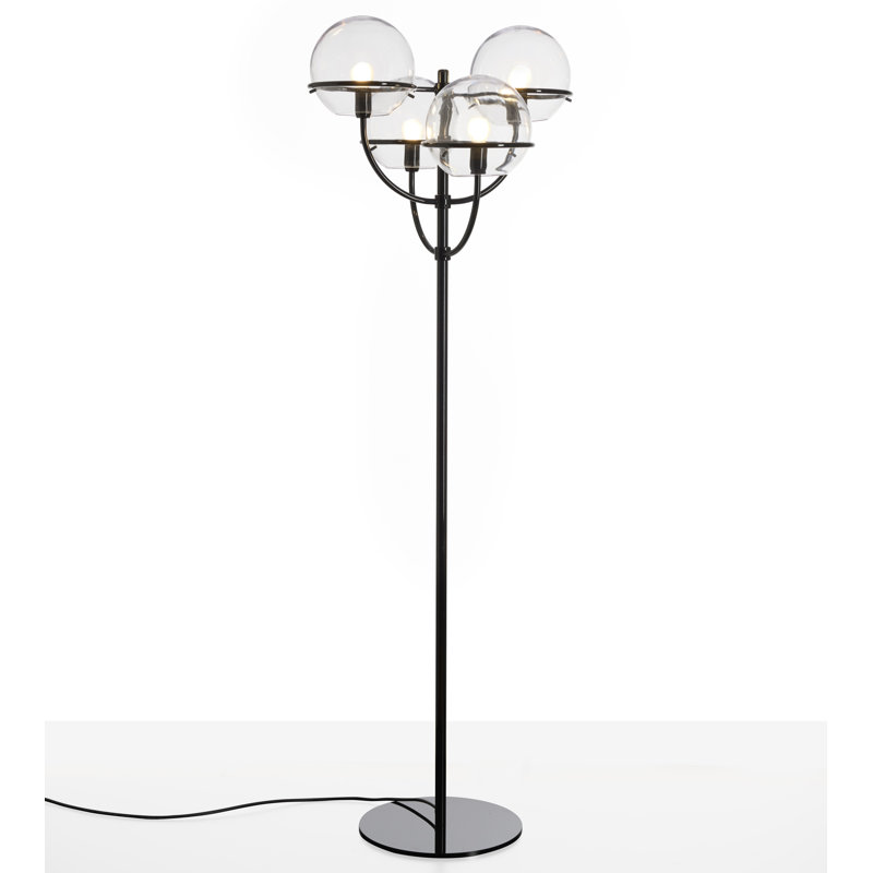 Lyndon Outdoor Floor Lamp, Black
