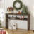 Aust 47.36'' Farmhouse 2-Tier Console Table with Open Storage, Wooden Sofa Table for Living Room, Entryway, Hallway-1254193538
