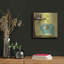 «Millen Pines» «Owl and Elephant» par Nancy Lee, art mural en métal-63295974