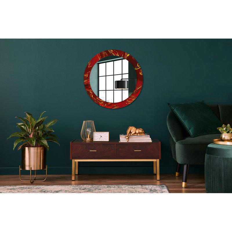 Huldar Glass Flat Wall Mirror