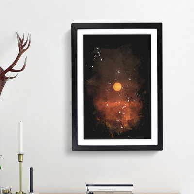 Sunset on Fire - Framed Print