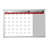Magnetic Graph/Grid Whiteboard 60cm H x 90cm L