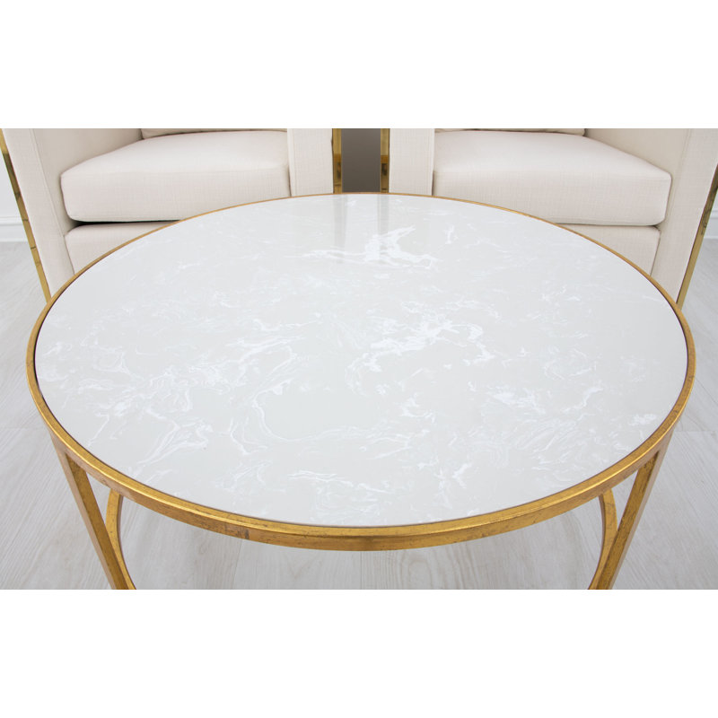 Augustine Coffee Table, Gold