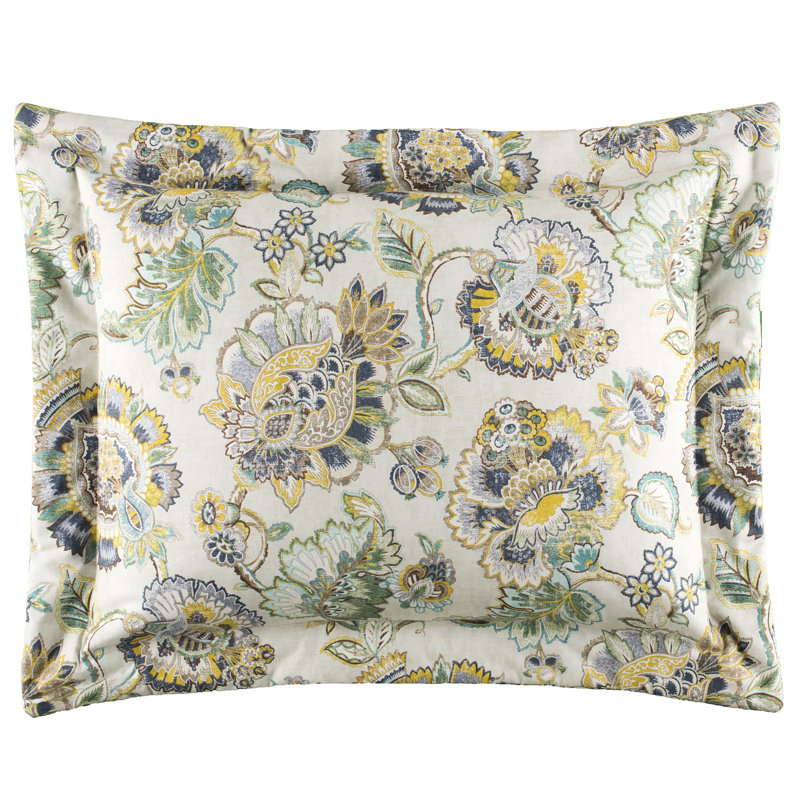 Riverpark Traditional Cotton Floral Sham, Standard