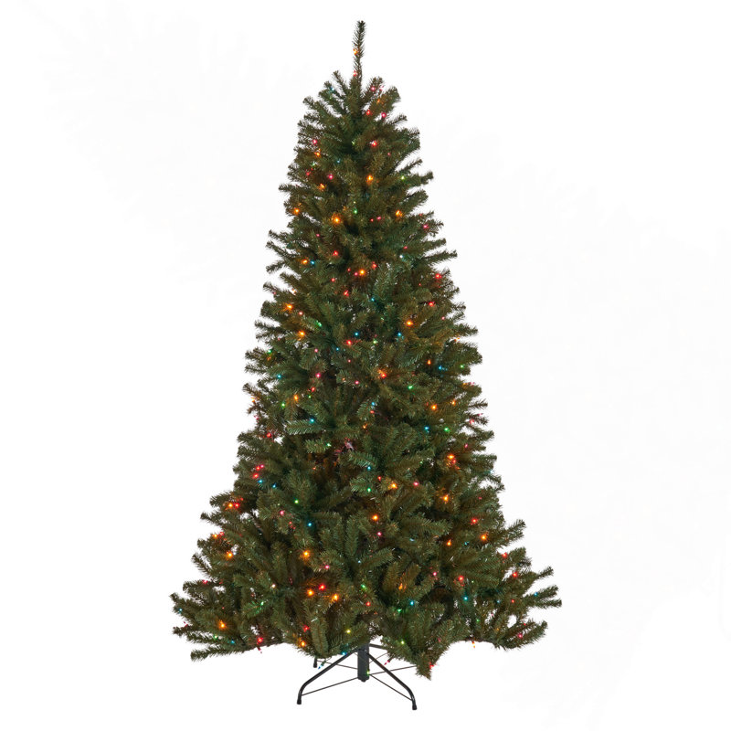 7' Noble Hinged Tree With 500 Multilights-UL,Dia:48