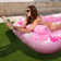 85" x 57" XL Inflatable Tanning Pool Lounger Float