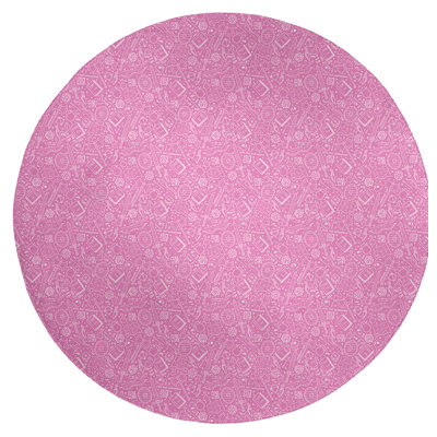 Tapis de zone rose classic