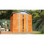 6 ft. W x 5 ft. D Overlap Apex Metal Garden Shed